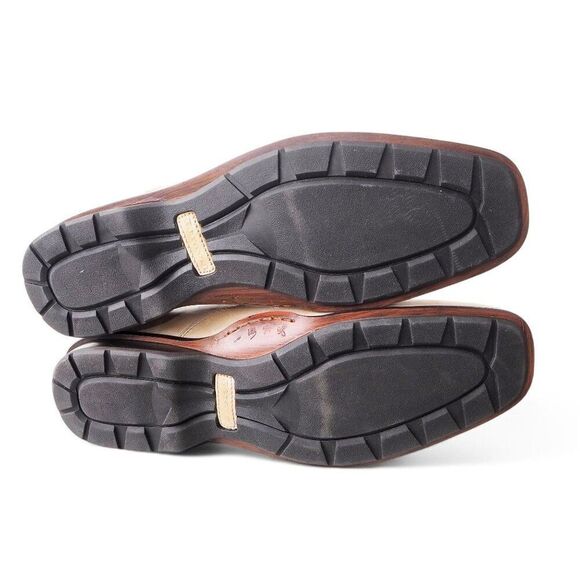 I-Travel by Rockport Upson Wingtip Derby Oxfords Sand Beige APM4258X Men's 11/45 - Picture 8 of 11